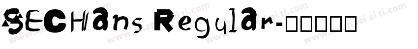 SECHans Regular字体转换